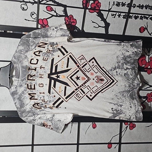 American Fighter‎ Gray Graphic T-Shirt Large - Picture 6 of 6